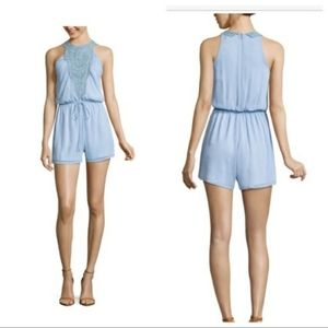 Disney Light blue halter top romper